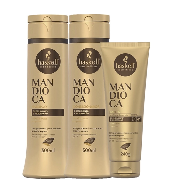 Haskell Mandioca Duo 300ml Leave-in 240g