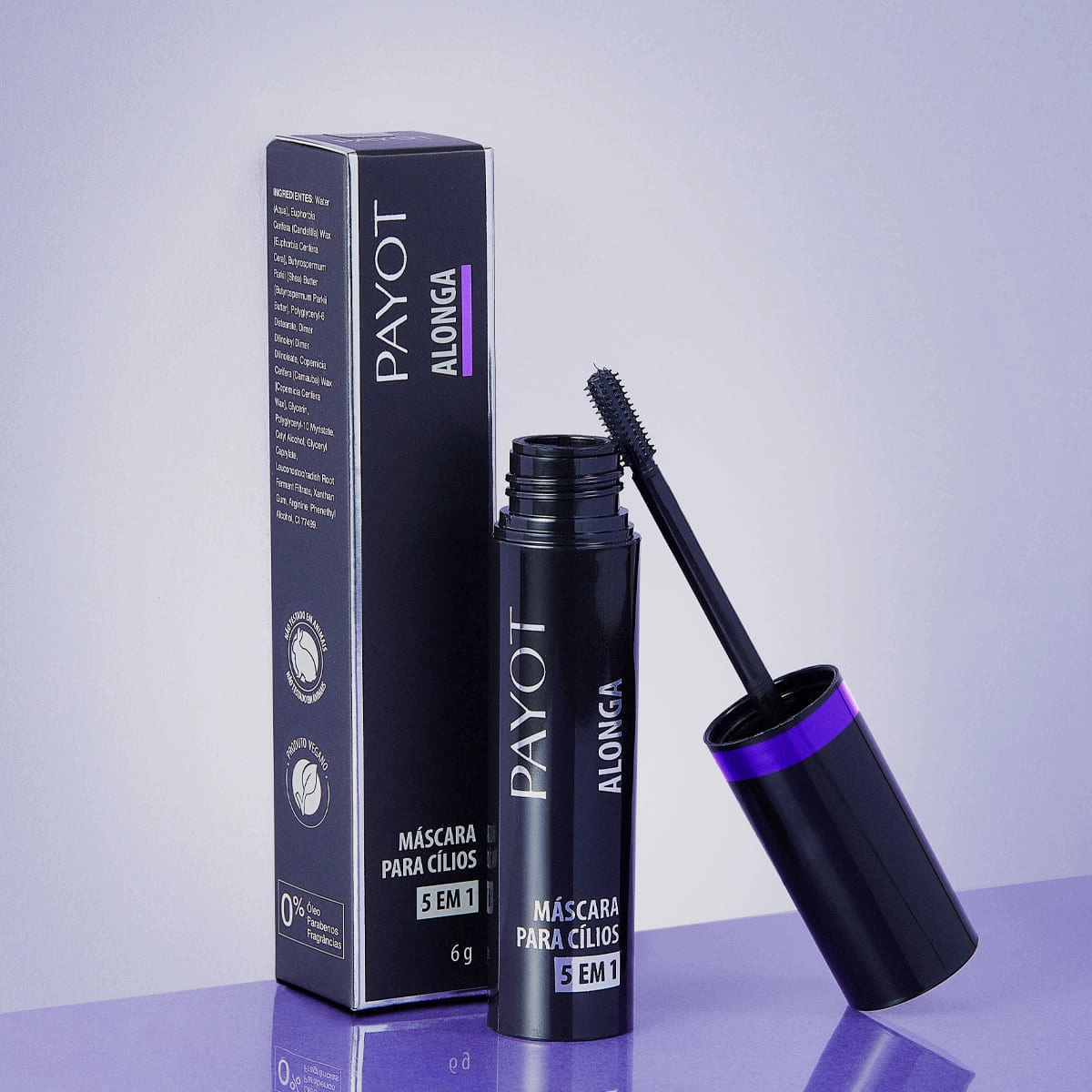 Produto Kit_Payot_Caneta_Delineadora_Silver_Marrom_Lapiseira_Retratil_Marrom_Mascara_de_Cilios_Evas_4