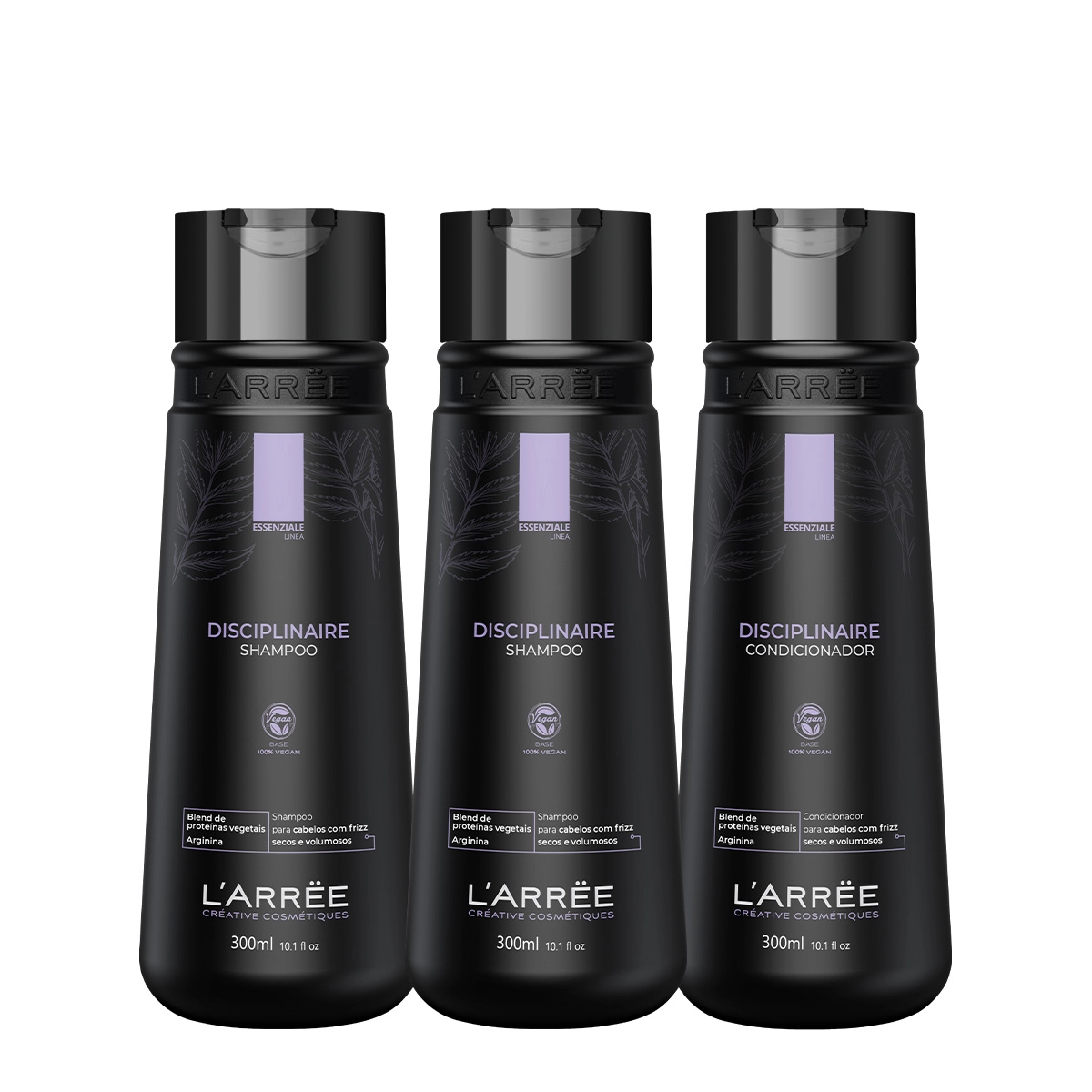 Produto Kit_LARREE_Essenziale_Disciplinaire_Shampoo_Extra_e_Condicionador_Evas_1