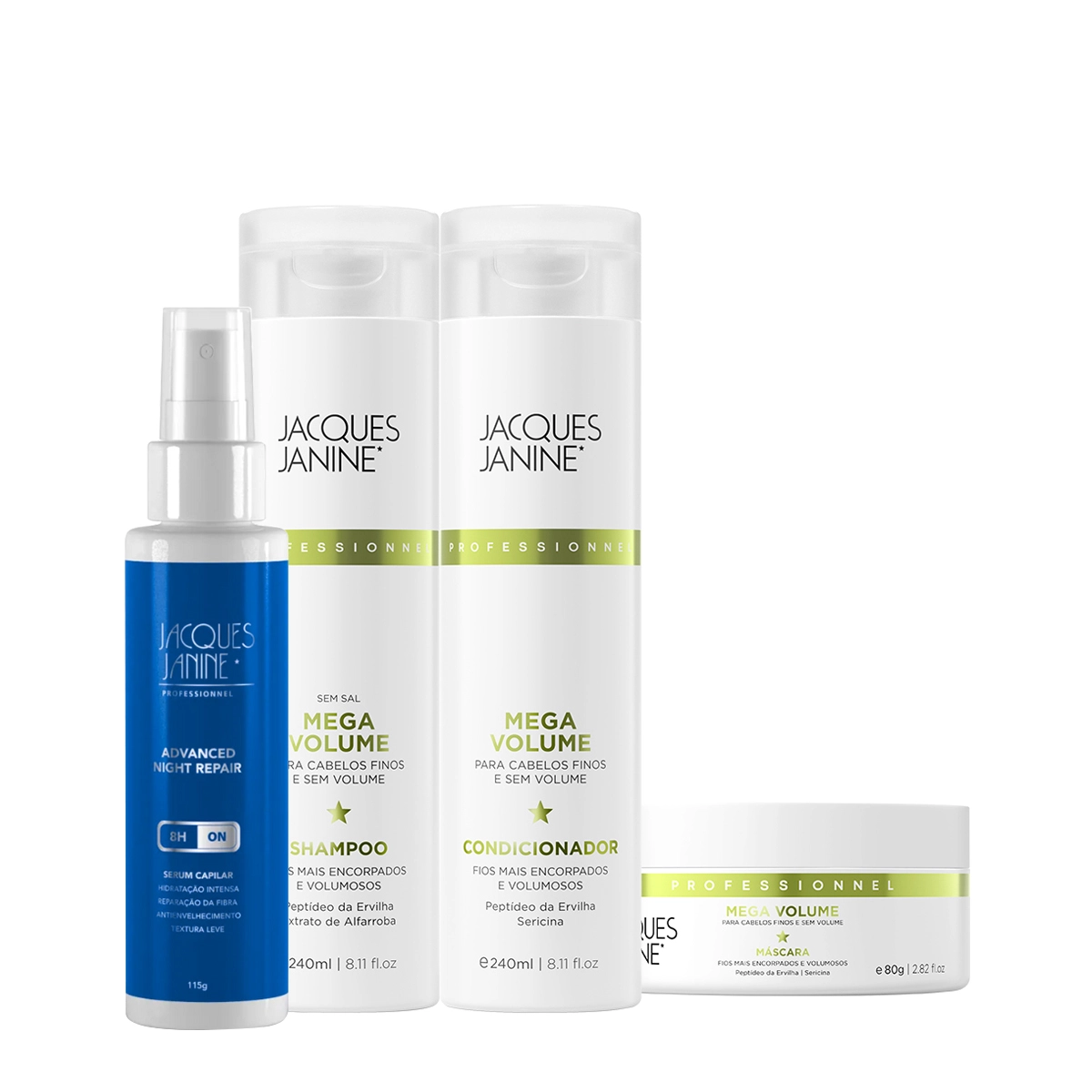 Kit_Jacques_Janine_Professionnel_Mega_Volume_Shampoo_Condicionador_Mascara_P_e_Night_Serum_Evas_1 Produto Kit_Jacques_Janine_Professionnel_Mega_Volume_Shampoo_Condicionador_Mascara_P_e_Night_Serum_Evas_1