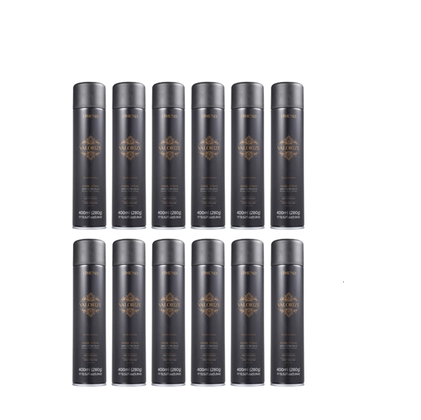 Amend Valorize Hair Spray Fixador Ultra Forte 400ml 12 Unidades