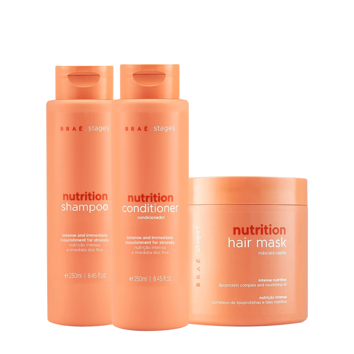 Kit Braé Stages Nutrition Home Care 500 (3 Produtos)