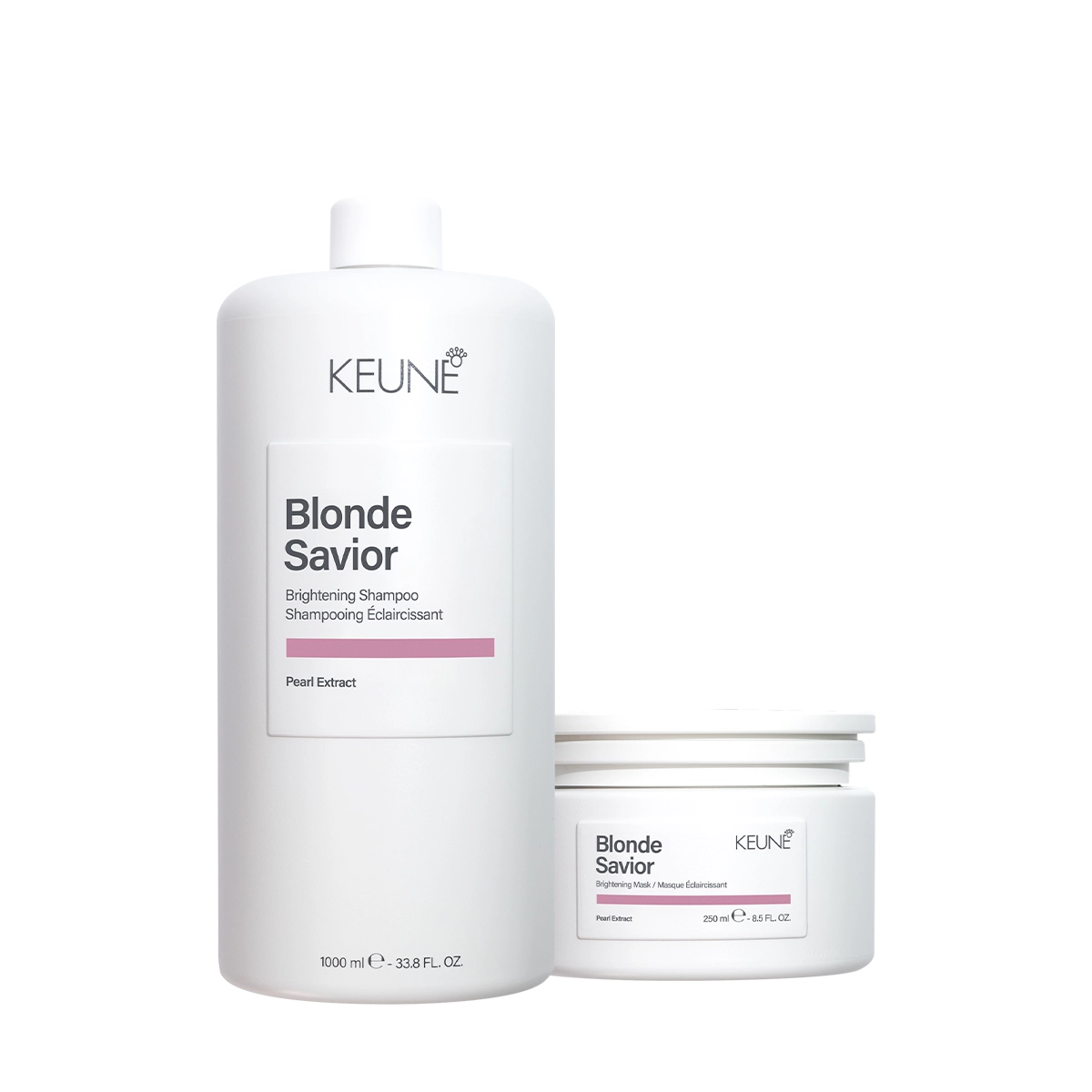 Kit Keune Blonde Savior Shampoo 1L E Máscara Capilar 250ml