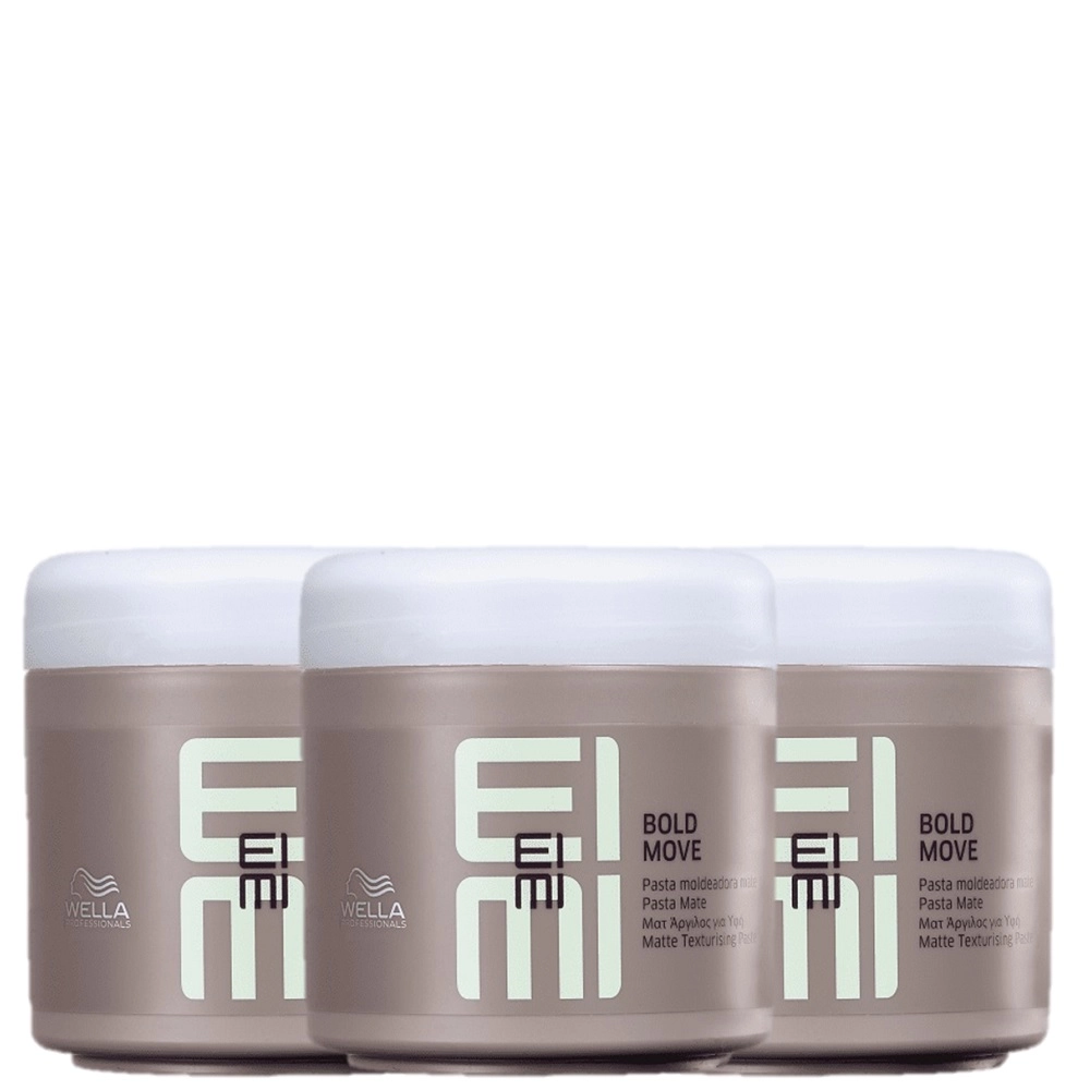 Kit Wella Professionals EIMI Bold Move - Pasta Modeladora 150ml (3 Unidades)