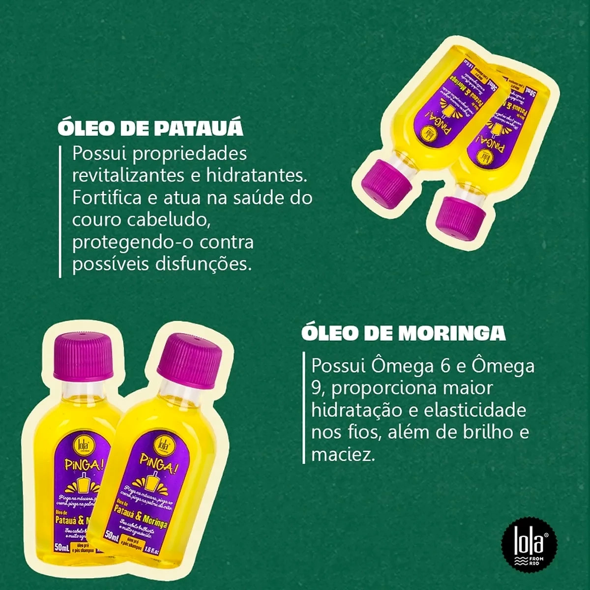 Produto Kit_Lola_From_Rio_Pinga_Cronograma_Capilar_Oil_3_produtos_Evas_3