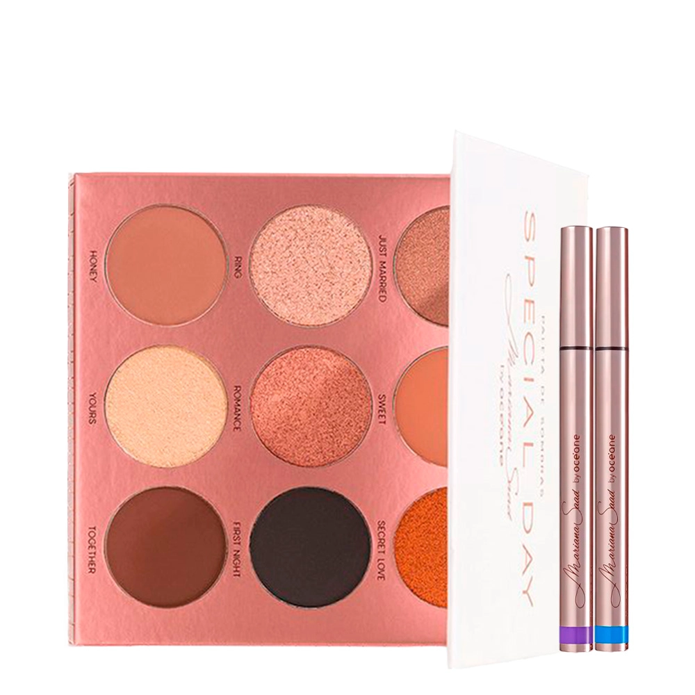 Produto Kit_Mariana_Saad_by_Oceane_Special_Day_Paleta_de_Sombras_e_Caneta_Delineadora_Blue_Evas_1