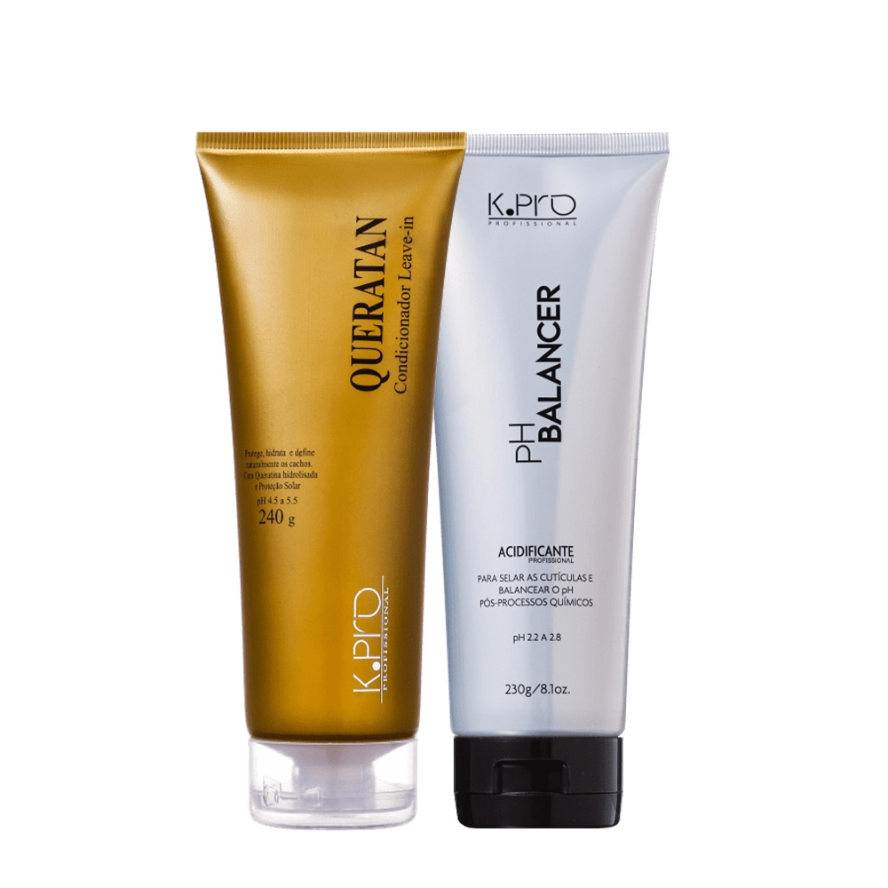 Kit K.Pro Profissional Queratan E PH Balancer Acidificante (2 Produtos)