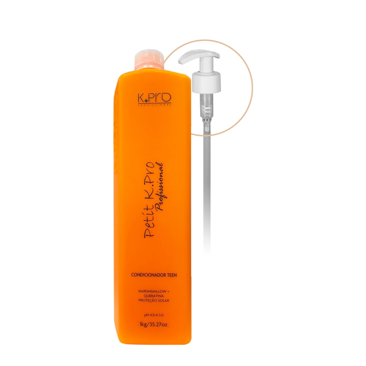 Kit K.Pro Profissional Petit Teen Condicionador Válvula Pump (2 Produtos)