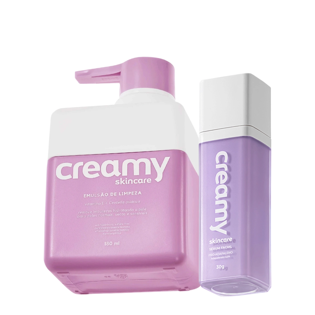 Produto Kit_Creamy_Skincare_Pro_Adapaleno_Serum_Emulsao_de_Limpeza_Evas_1