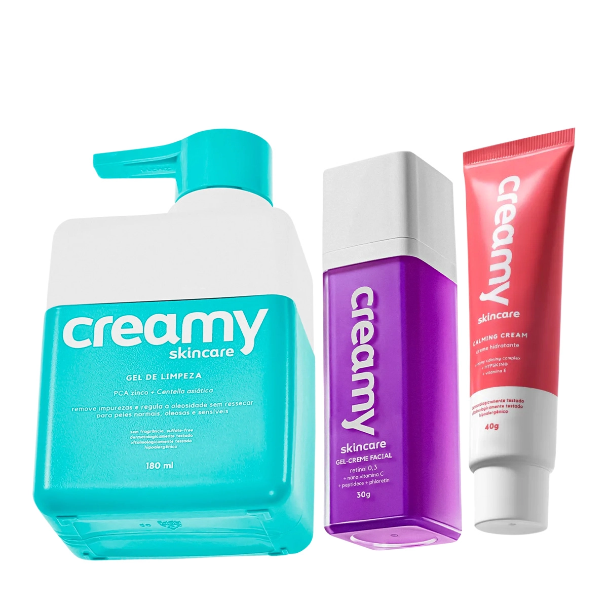 Kit_Creamy_Gel-Creme_Retinol_0-3_Antirrugas_Gel_de_Limpeza_Evas_1 Produto Kit_Creamy_Gel-Creme_Retinol_0-3_Antirrugas_Gel_de_Limpeza_Evas_1