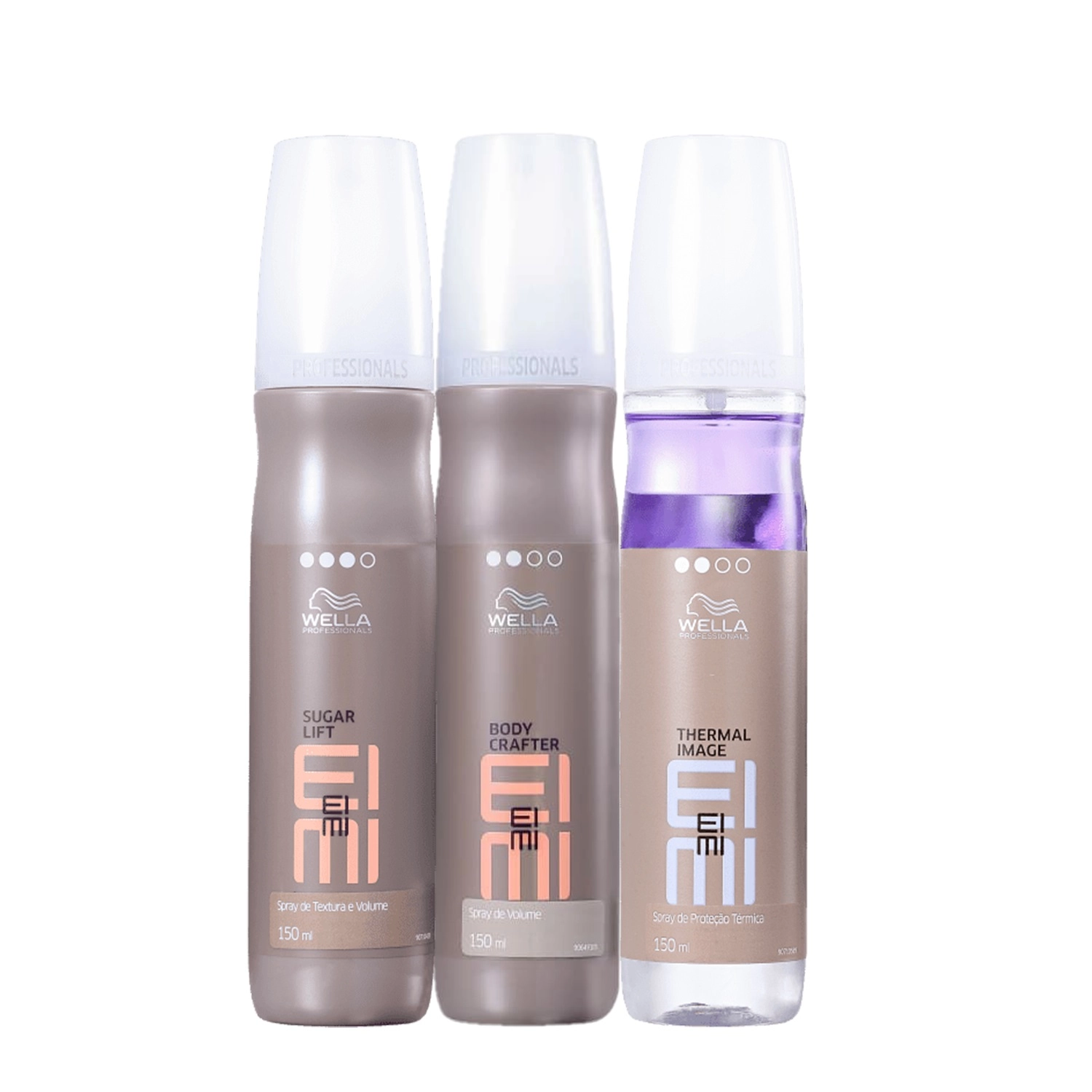 Kit Wella Professionals EIMI Textura Volume Thermal (3 Produtos)