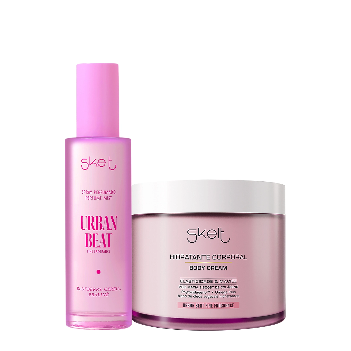 Kit Skelt Urban Beat Hidratante Corporal E Perfume Mist (2 Produtos)