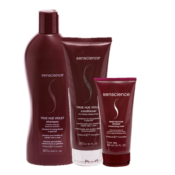 Senscience True Hue Violet Duo Home Care E Inner Restore Intensif Moisturizing Mask 150ml