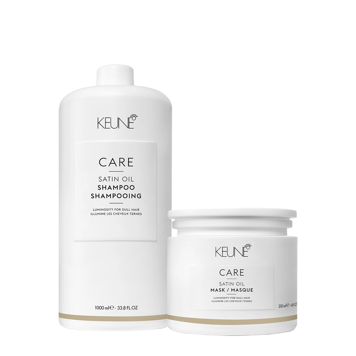 Kit Keune Care Satin Oil Shampoo Máscara 200 (2 Produtos)