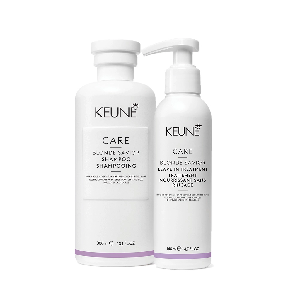 Kit Keune Care Blonde Savior Shampoo + Leave-In (2 Produtos)