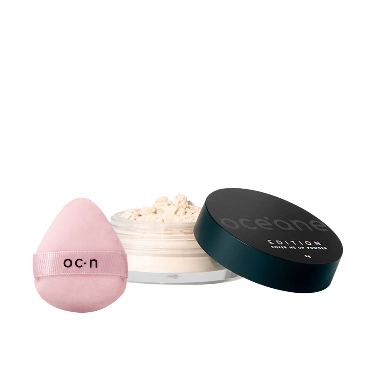 Kit Océane Edition Cover Me Up Mini Pó Translúcido E Powder Puff Rosa (2 Produtos)
