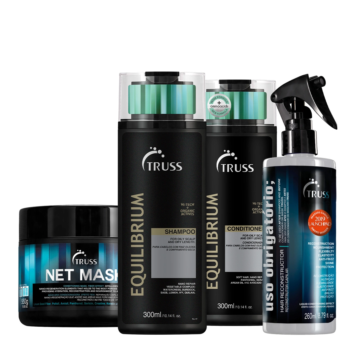 Kit Truss Equilibrium Mask Obrigatorio (4 Produtos)