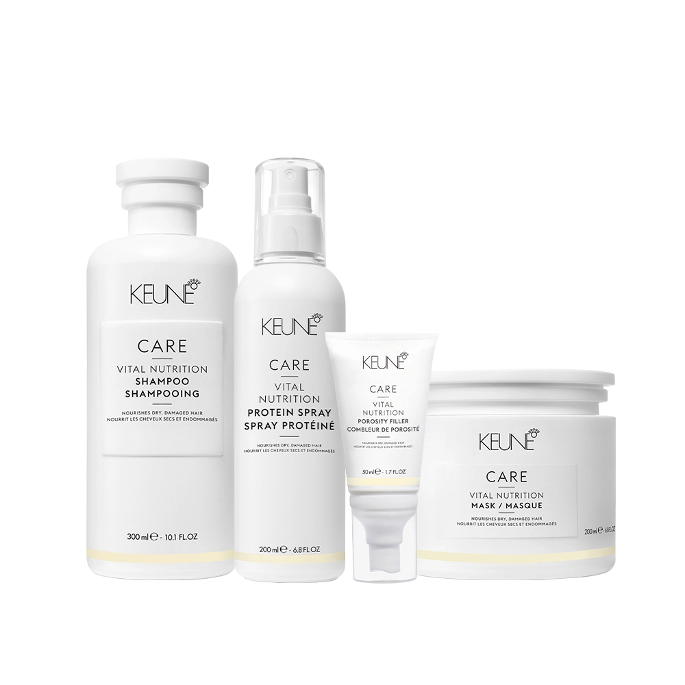Produto Kit_Keune_Care_Vital_Nutrition_Shampoo_Mask_Protein_Porosity_Filler_Evas_1