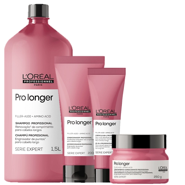 Kit L'Oréal Professionnel Serie Expert Pro Longer - Todos Os Passos Para Pontas Mais Fortes (4 Produtos)