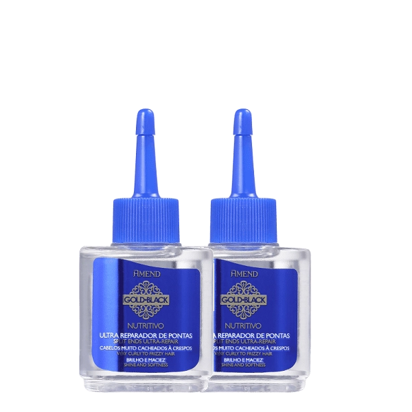 Amend Gold Black Nutritivo Kit Óleo Reparador De Pontas 30ml (2 Unidades)