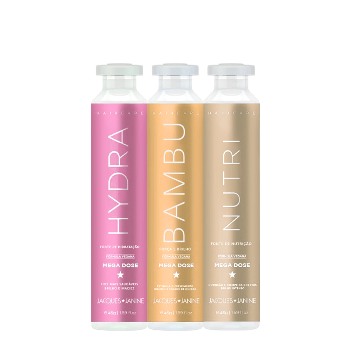 Kit Cronograma Ampolas Jacques Janine Reparação Intensa (3 Produtos)