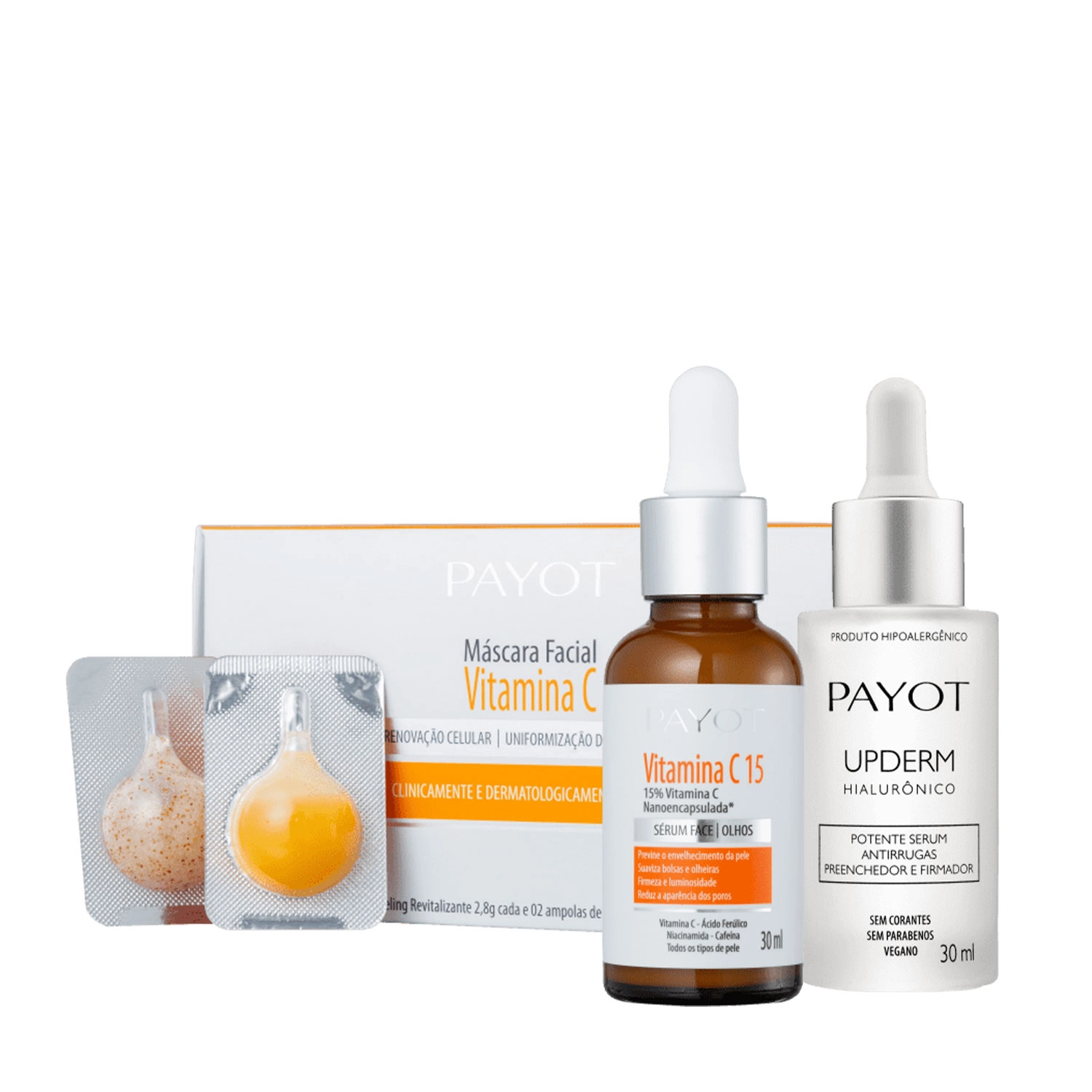 Produto Kit_Payot_Vitamina_C_Mascara_Serum_Upderme_Evas_1