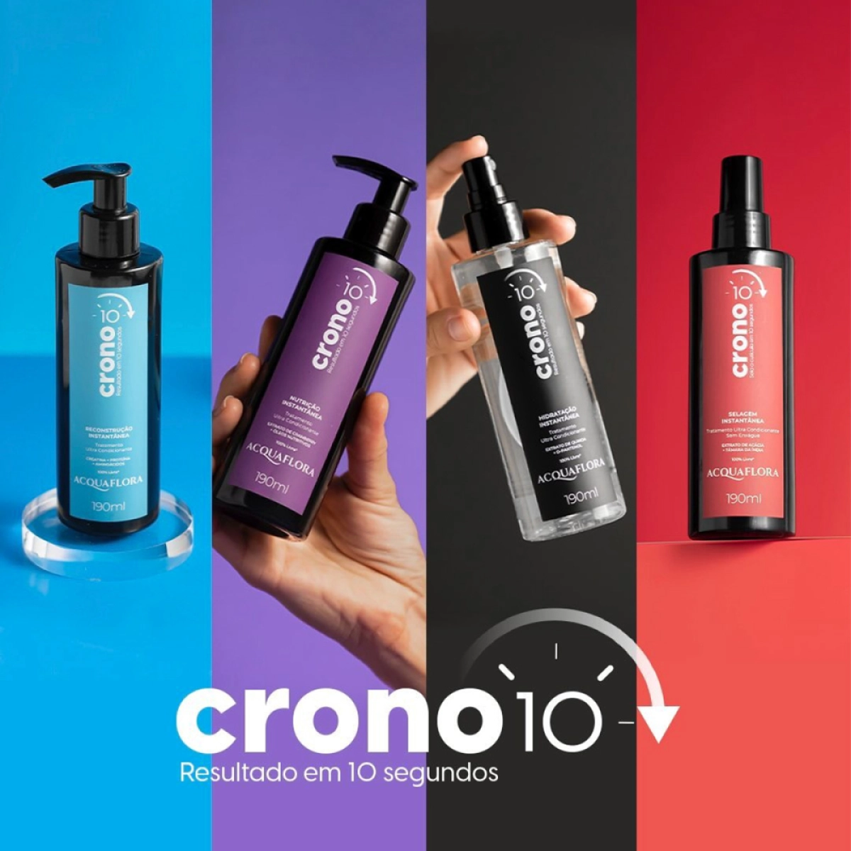 Produto Acquaflora_Crono_10_Selagem_Instantanea_Tratamento_Capilar_190ml_Evas_3