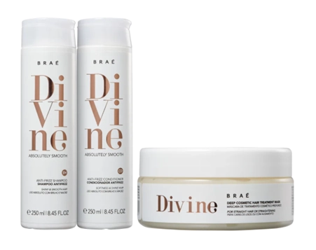 Braé Divine Anti Frizz Home Care Trio (3 Produtos)