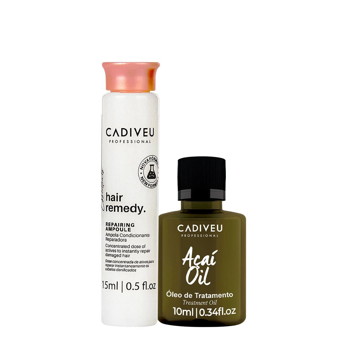 Kit Cadiveu Essentials Hair Remedy Reparadora E Açaí Oil (2 Produtos)