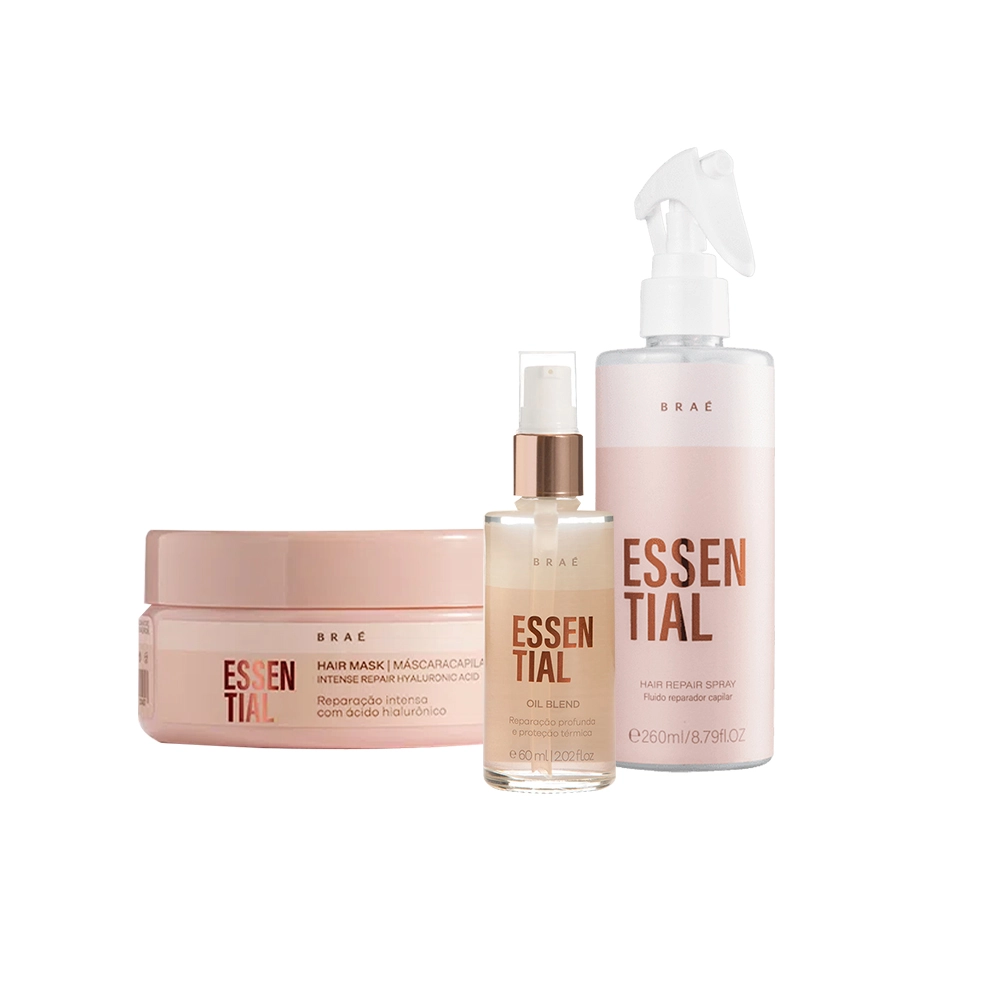 Kit Braé Essential Tratamento (3 Produtos)