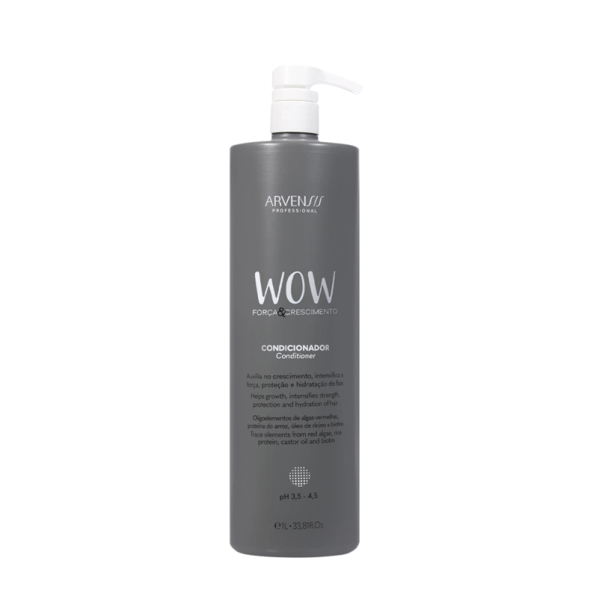 Arvensis Wow Força E Crescimento - Condicionador 1l