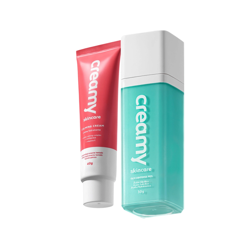 Kit Creamy Skincare Glicointense Peel E Calming Cream (2 Produtos)