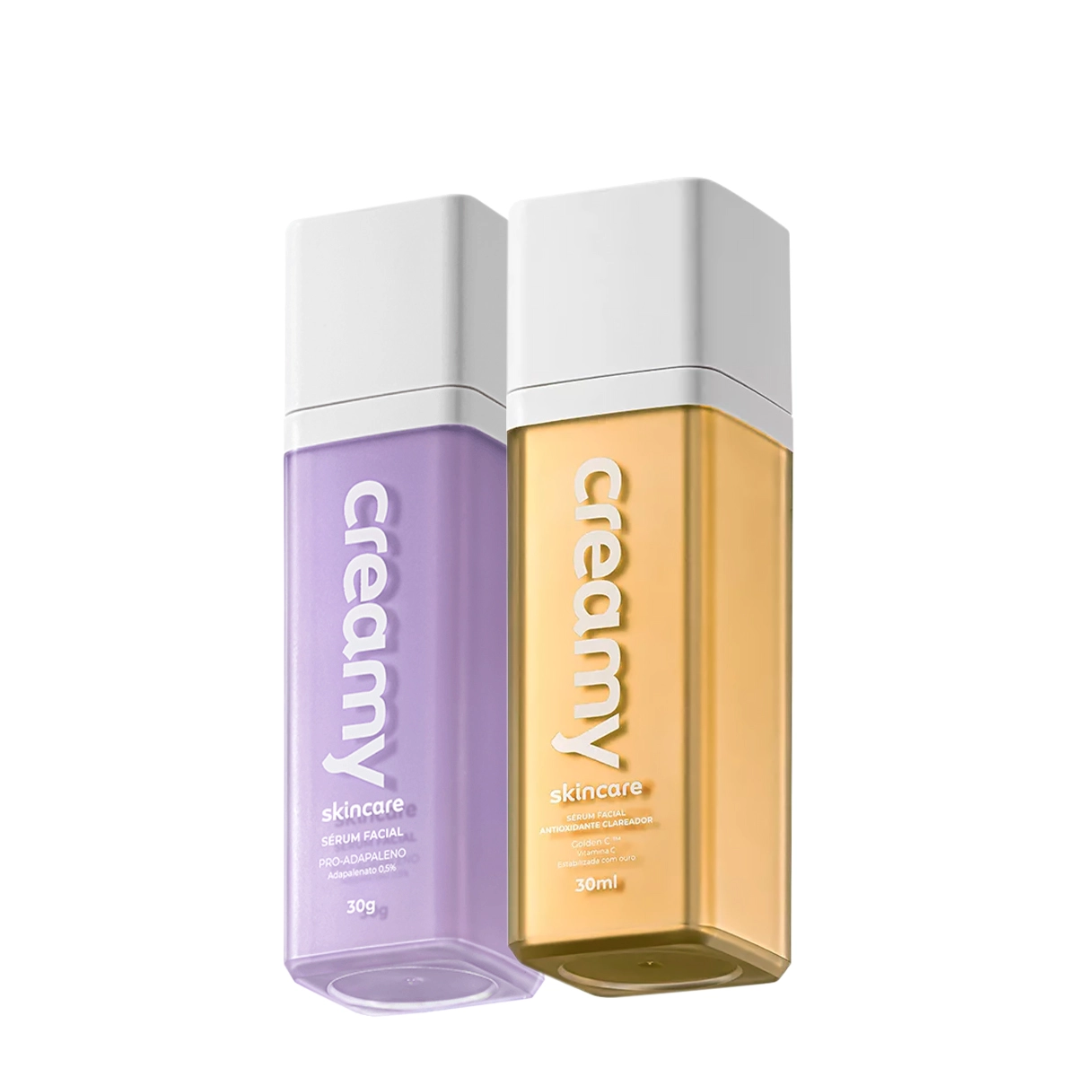 Kit Creamy Skincare Pro-Adapaleno Vitamina C Gold Sérum (2 Produtos)
