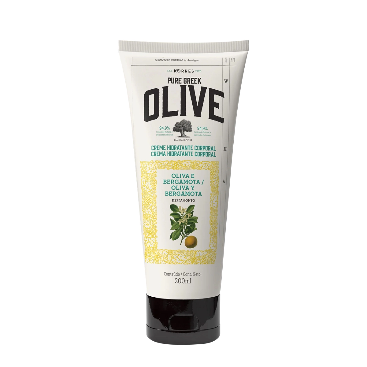 Korres Pure Greek Olive - Creme Hidratante Corporal 200ml