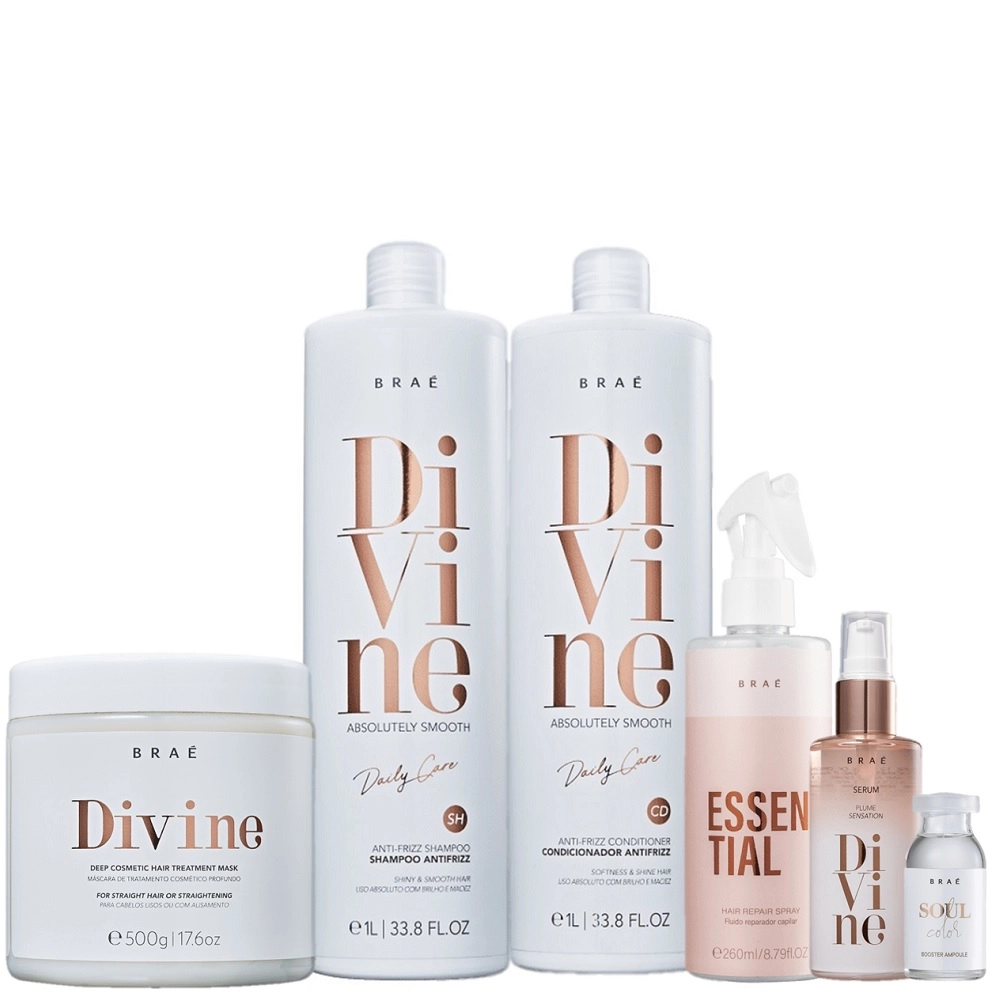 Kit Braé Divine Color Booster (6 Produtos)
