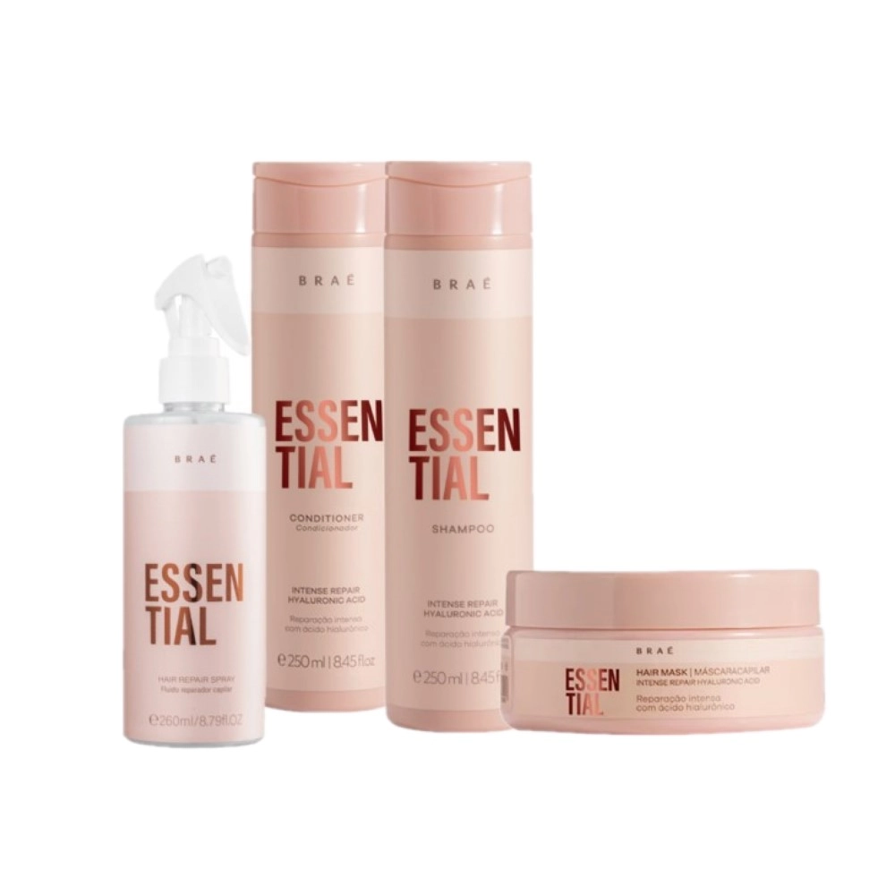 Kit Braé Essential Leave-in (4 Produtos)