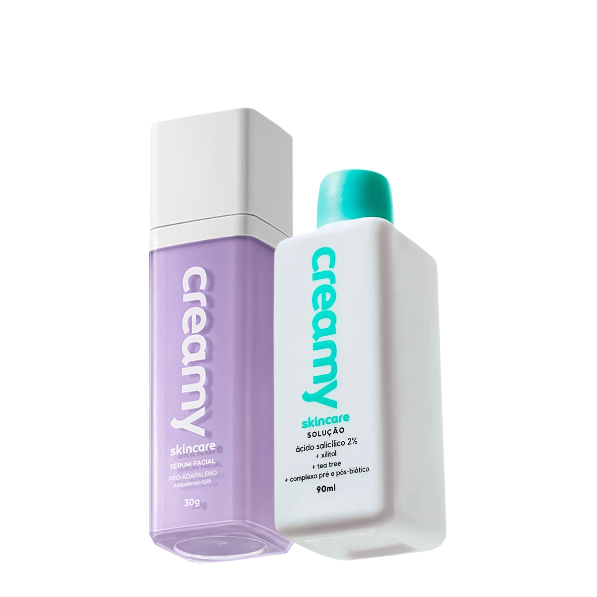 Kit Creamy Skincare Pro-Adapaleno Ácido Salicílico Sérum Tônico (2 produtos) Produto: Kit Creamy Skincare Pro-Adapaleno Ácido Salicílico Sérum Tônico (2 produtos)