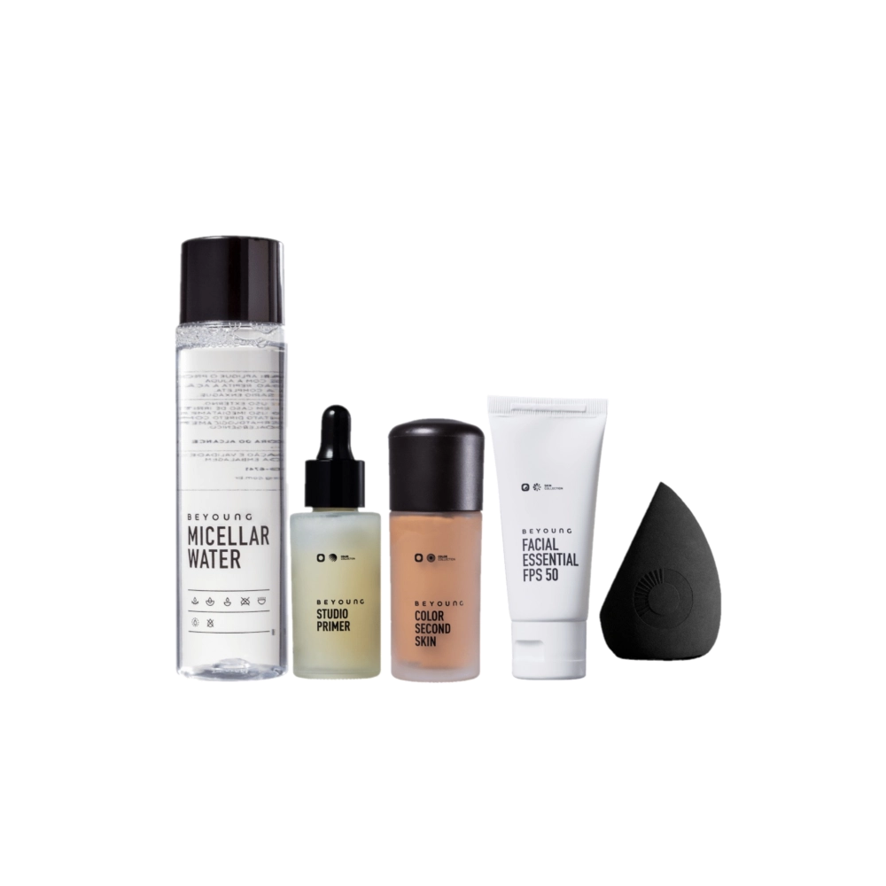 Produto: Kit Beyoung Base Mousse Primer Micelar Flex (5 Produtos)