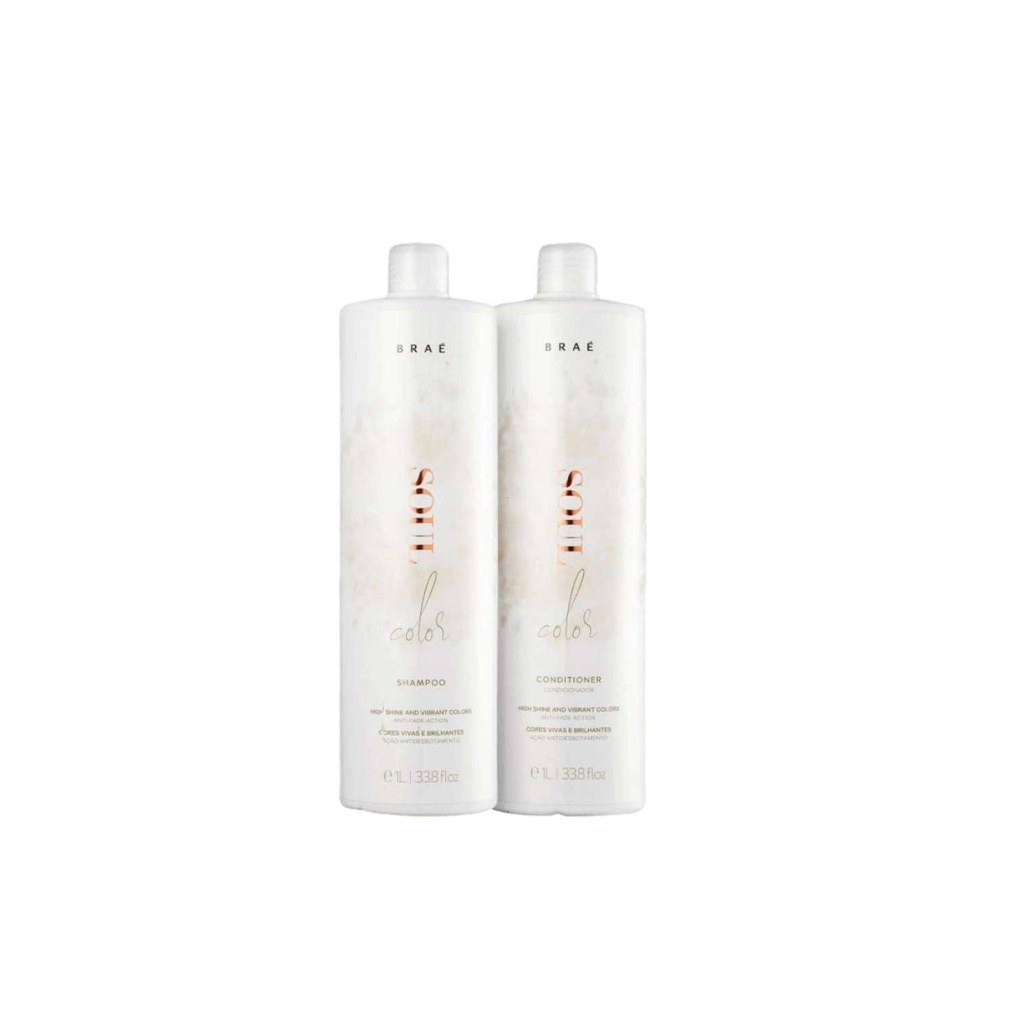 Braé Soul Color Shampoo+Condicionador 1L Produto: Braé Soul Color Shampoo+Condicionador 1L