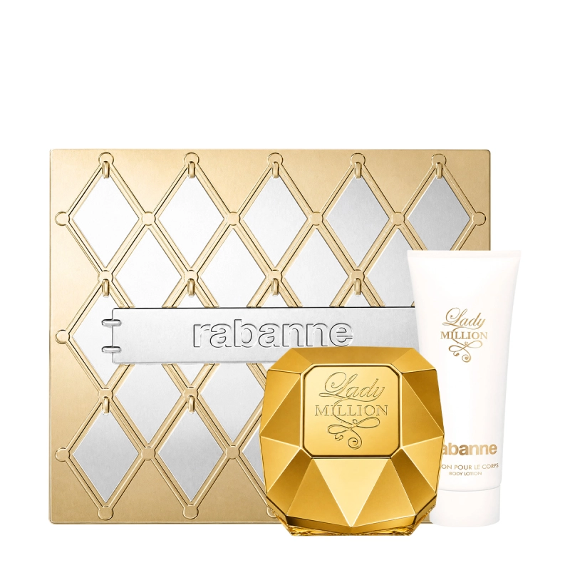 Produto: Paco Rabanne Lady Million Kit Coffret Eau de Pafum Body Lotion (2 produtos) 