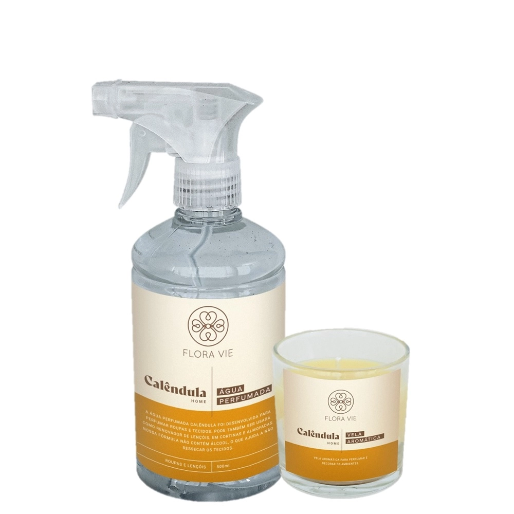 Kit Flora Vie Calendula Aromatizado (2 Produtos) Produto: Kit Flora Vie Calendula Aromatizado (2 Produtos)