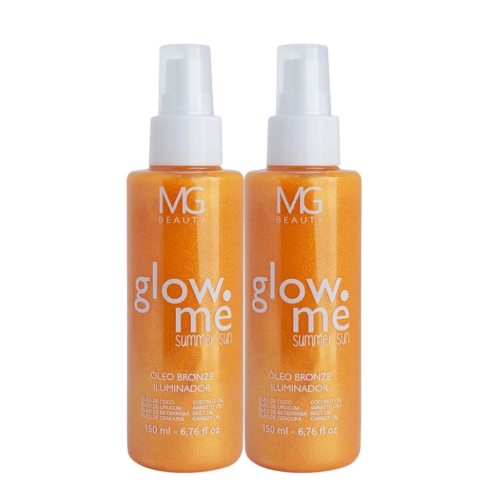 Produto: Kit MG Beauty Glow Me Summer Sun - Óleo Bronze Iluminador 150ml (2 unidades)