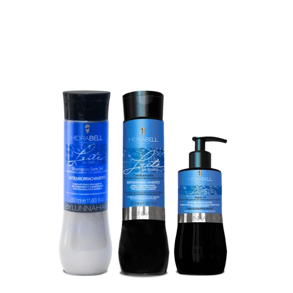 Produto: Hidrabell Leite de Arroz - Shampoo 350ml+Condicionador 330g+Leave-in 200g