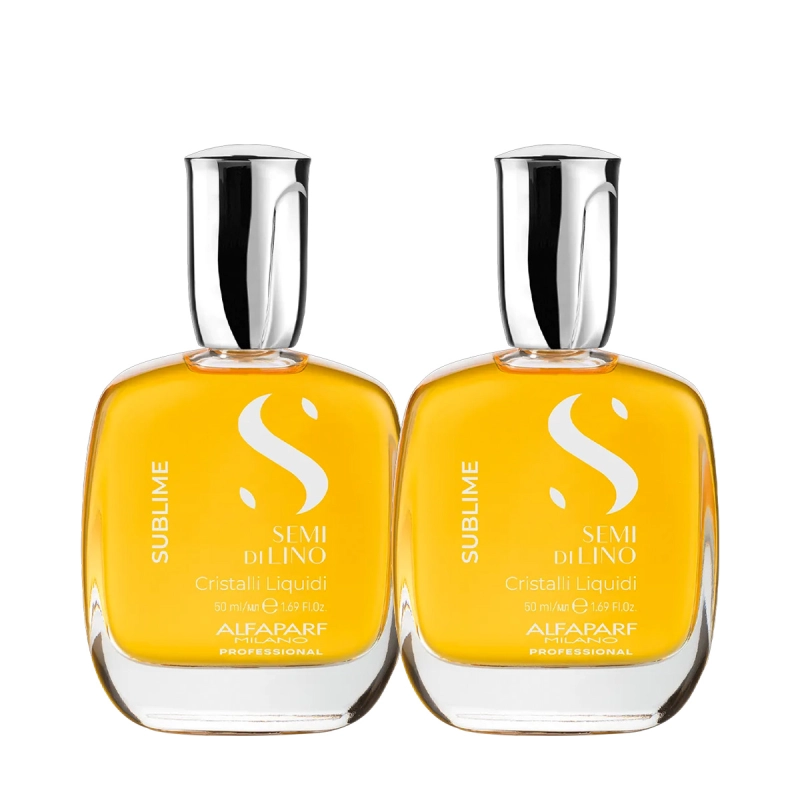 Produto: Kit Alfaparf Semi di Lino Sublime Cristalli Liquidi - Óleo Capilar 50ml (2 unidades)