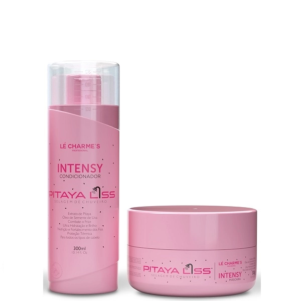 Lé Charme´s Pitaya Liss Condicionador 300ml mais Máscar 300g Produto: Lé Charme´s Pitaya Liss Condicionador 300ml mais Máscar 300g