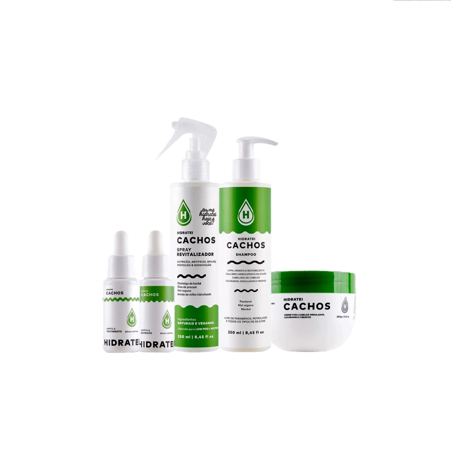 Produto: Kit Hidratei Cachos Completo (5 produtos)