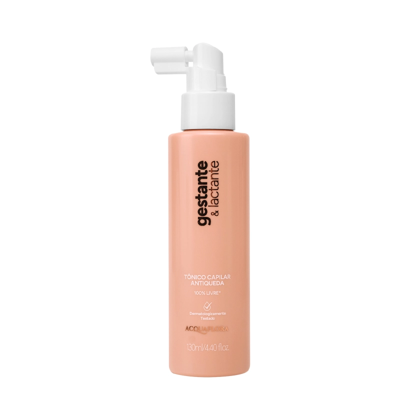 Acquaflora Gestante e Lactante - Tônico Capilar Antiqueda 130ml Produto: Acquaflora Gestante e Lactante - Tônico Capilar Antiqueda 130ml