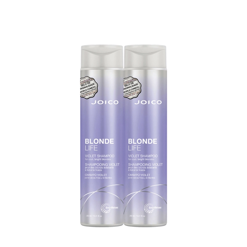 Kit Joico Blonde Life Violet Smart Release - Shampoo Matizador 300ml (2 unidades) Produto: Kit Joico Blonde Life Violet Smart Release - Shampoo Matizador 300ml (2 unidades)