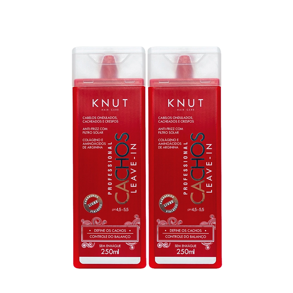 Produto: Kit Knut Professional Cachos  Leave-in 250ml (2 unidades)