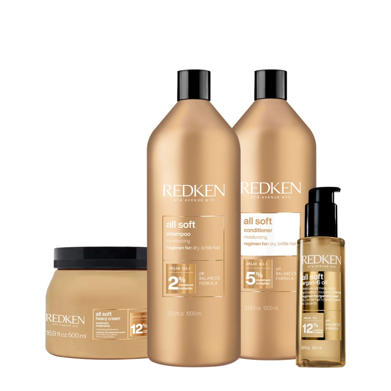 Produto: Kit Redken All Soft Salon Total Oil 111 (4 produtos)